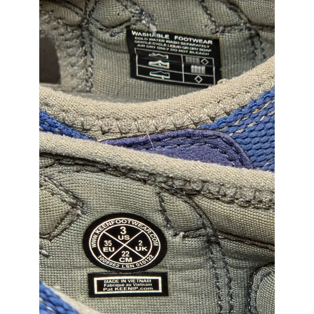 Keen Newport H2 Kids Blue ‎ Waterproof Hiking Sandals Size 3 1009962